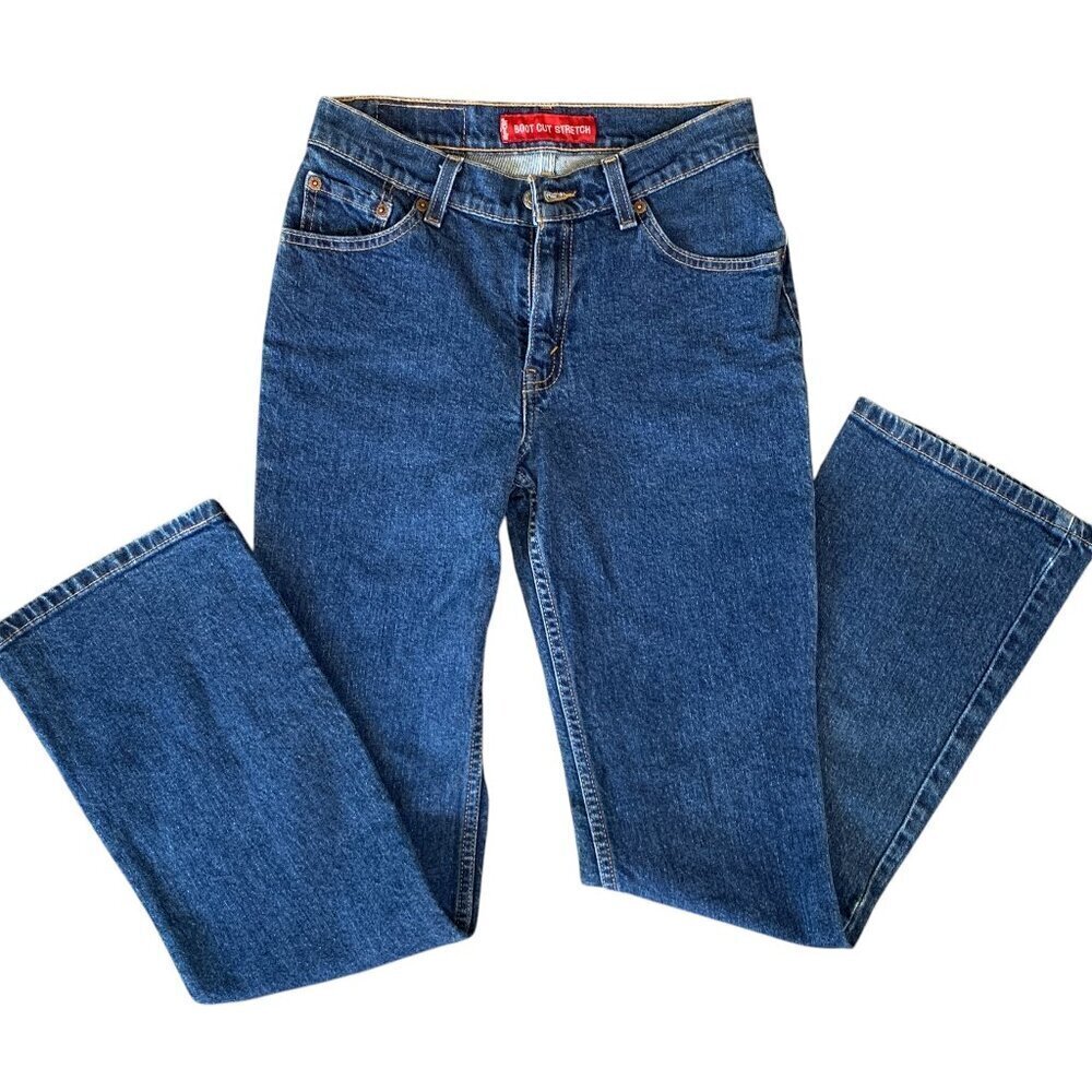 Levi's Bootcut Stretch Blue Jeans‎ Women's 28x31 #339H